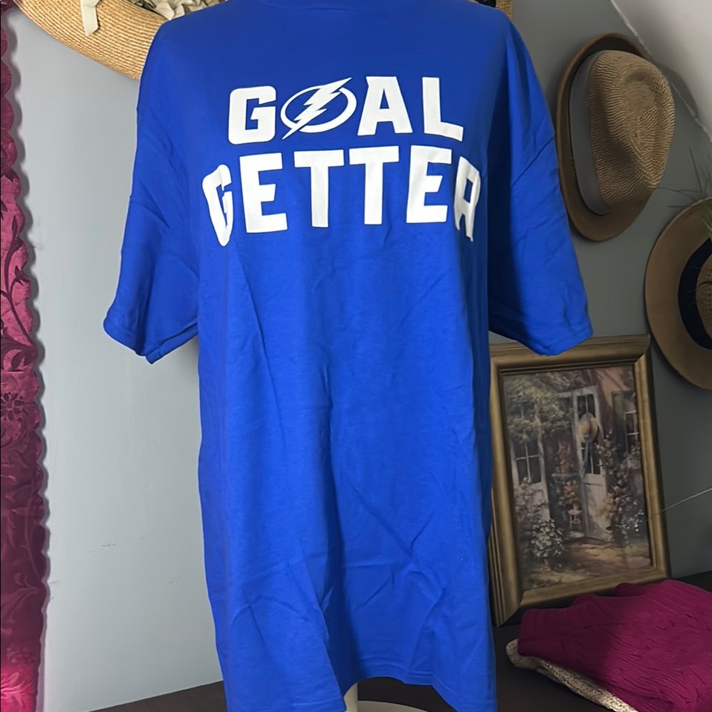 Delta Blue 'Goal Getter' Short Sleeve Tee